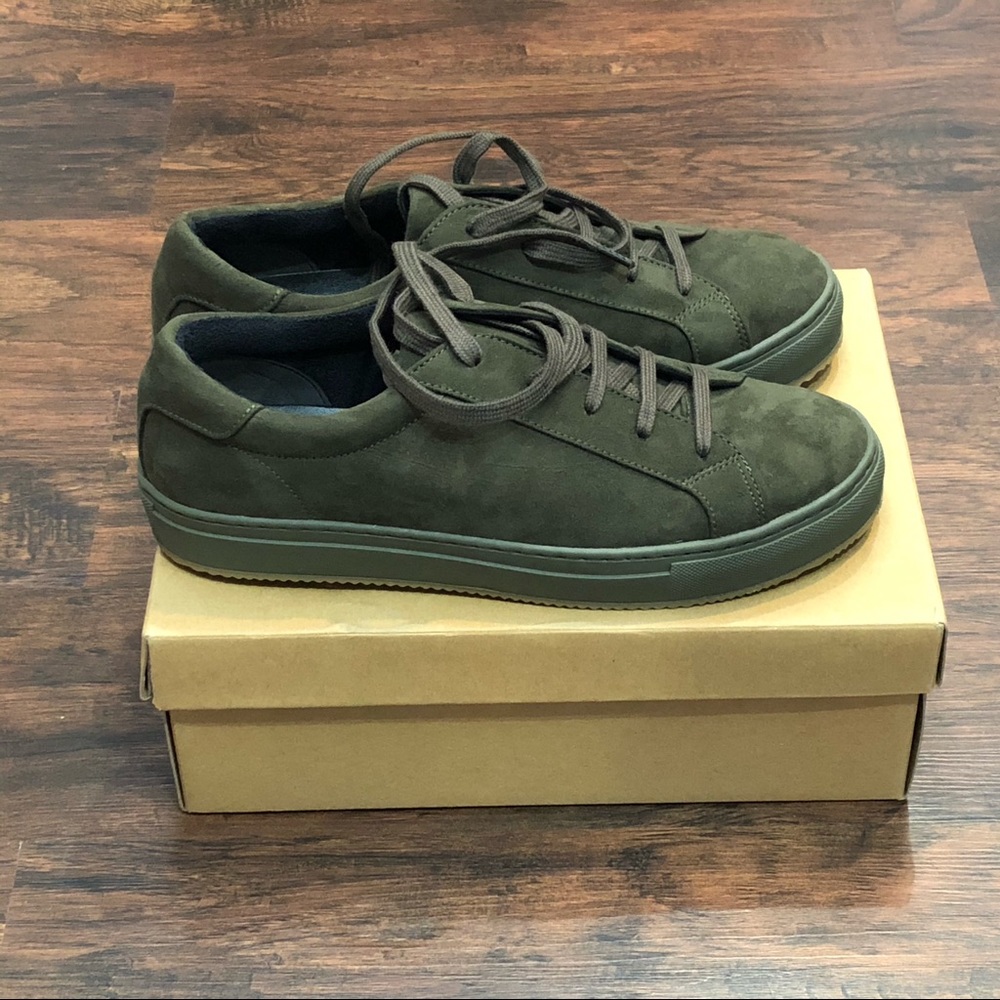Will’s Vegan Store ColorSneakers Olive Vegan Suede